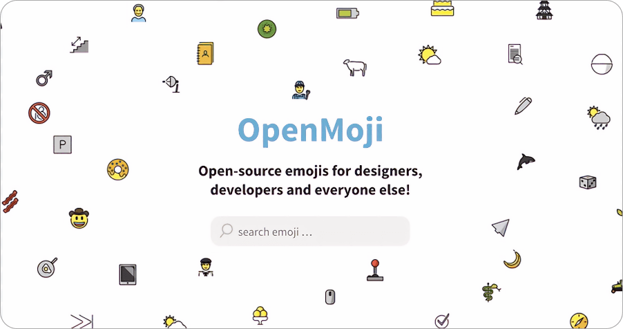OpenMoji 免費商用 Emojis 圖示網站，共有 3678 圖示並支援 SVG、PNG 格式下載！