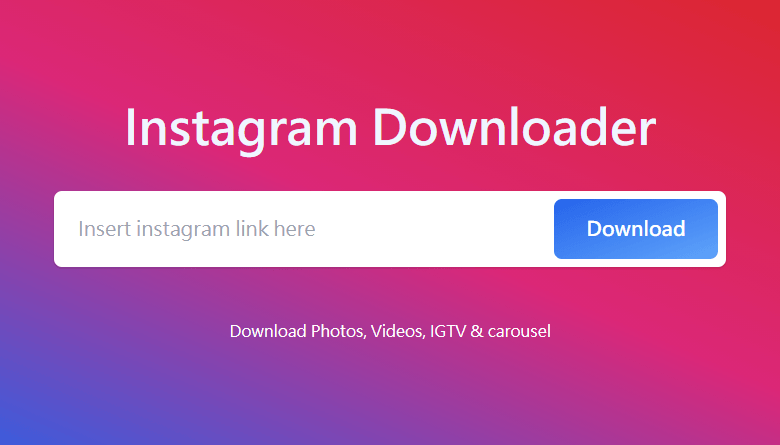 iGram 免費線上 IG 下載器！只需一鍵便可輕鬆取得 IG 照片、影片！