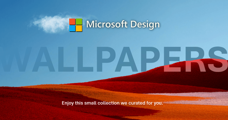 Microsoft Design - Wallpapers！超多精美電腦桌布讓你免費下載！