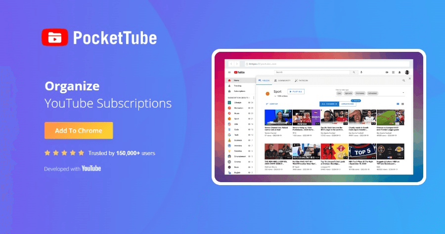 PocketTube 超好用的 YouTube 頻道管理工具，輕鬆讓你的頻道井然有序！