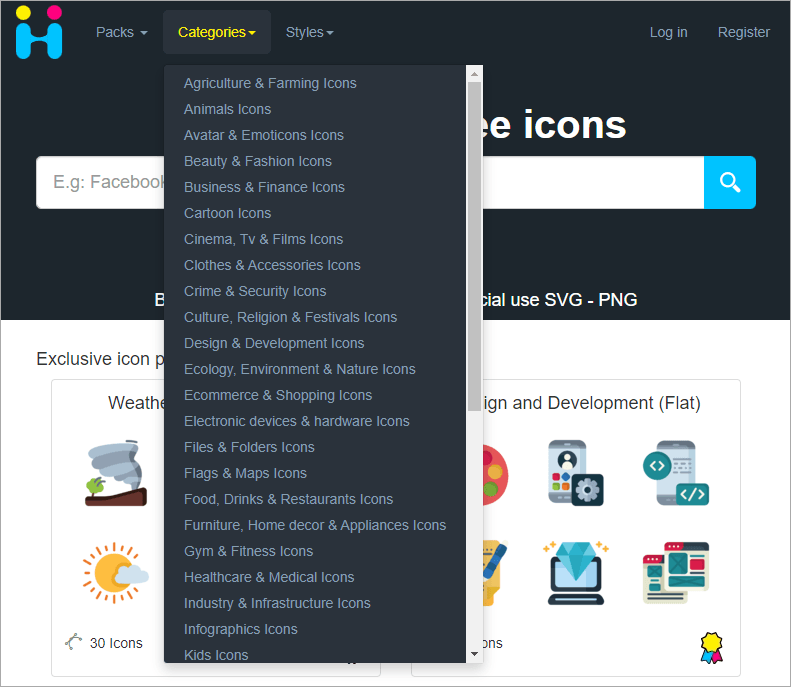 Icon-icons 擁有 3000 以上的精美免費商用圖示網，支援 PNG、ICO、ICNS 及 SVG 格式！ 