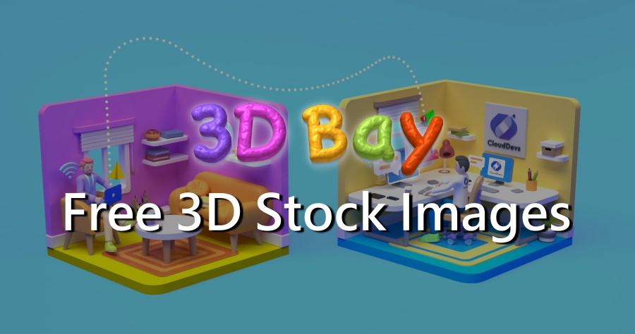3D BAY 線上高質量 3D 情境素材網，100% 免費可做個人及商業用途！