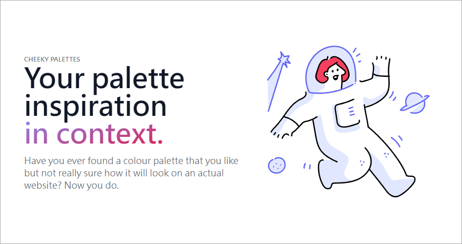 Cheeky Palettes 網頁設計師必備線上調色盤，讓你配色靈感源源不斷！