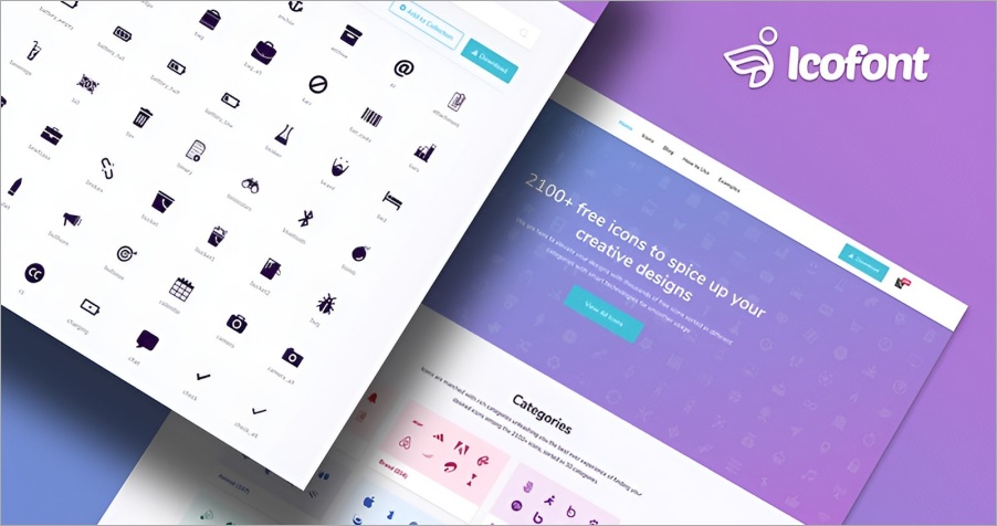IcoFont 超過 2100+ 的免費 SVG icon 圖庫，並有 30 種精選主題讓你挑選！