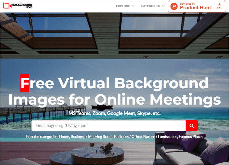 Background.live 超有水準的免費居家會議背景下載網，讓老闆對你印象更加分！