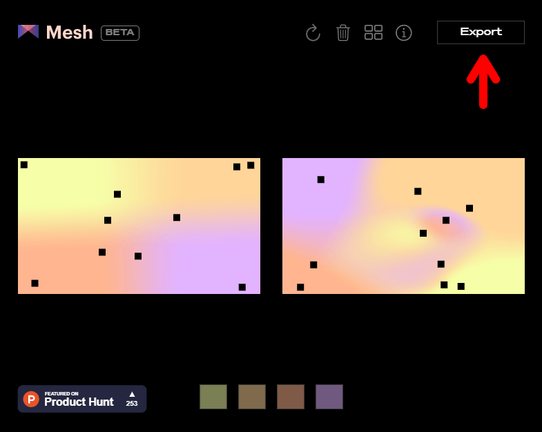 Mesh 免費線上 DIY 漸層背景工具，想要怎樣的漸層背景隨你高興！