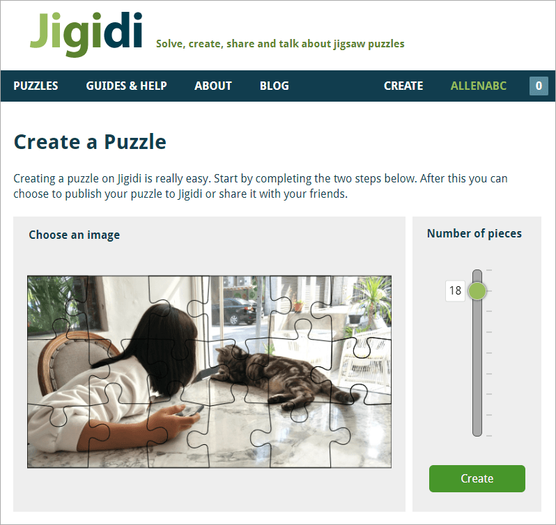Jigidi 好玩的線上拼圖遊戲網！20 多萬組免費玩到飽，還可建立自己的專屬拼圖！
