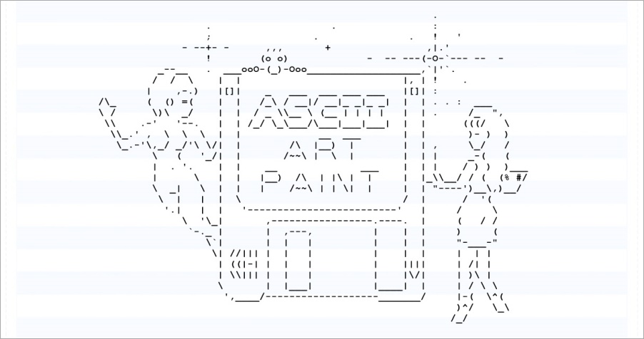 ASCII Art Paint 線上字元碼繪圖工具，可自由創作或一鍵產生圖片！