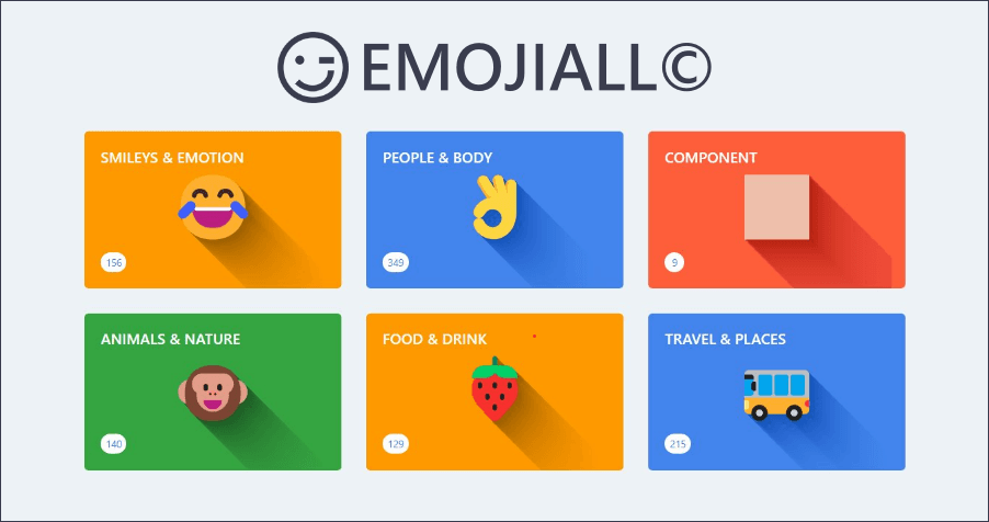 EmojiAll 超方便的 ️emoji 表情符號一鍵複製貼上工具，海陸空全包你要的通通有！