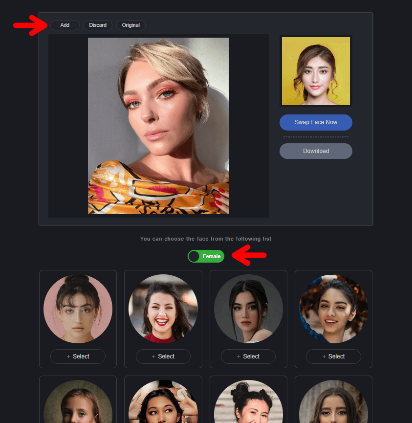 Faceswapper 有趣的線上 AI 換臉工具，想變誰就變誰沒有限制！