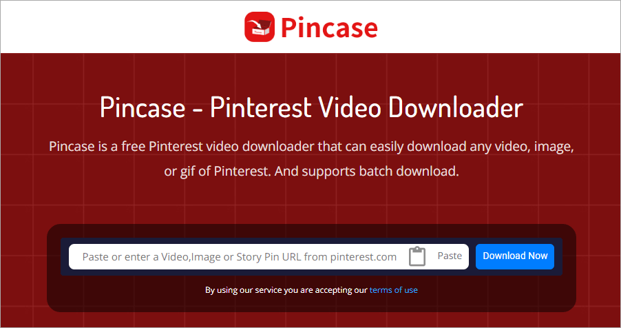 Pincase 最佳 Pinterest 影片、圖片下載工具，免註冊開啟網站就可免費使用！