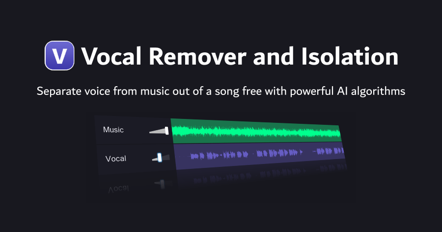 Vocal Remover 免費線上音樂人聲分離神器，支援 MP3/M4A/WAV 格式！