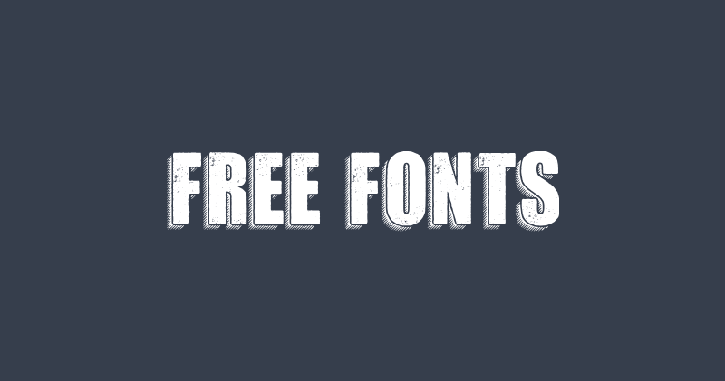 FontSpace 超好看的英文字體下載庫，免費下載 9.8 萬個合法授權英文字型！