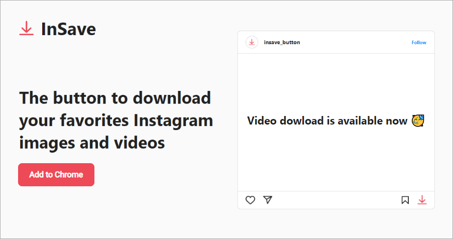 InSave 最佳 IG 照片下載神器，動動手指便可輕鬆下載！（Chrome 擴充功能）　