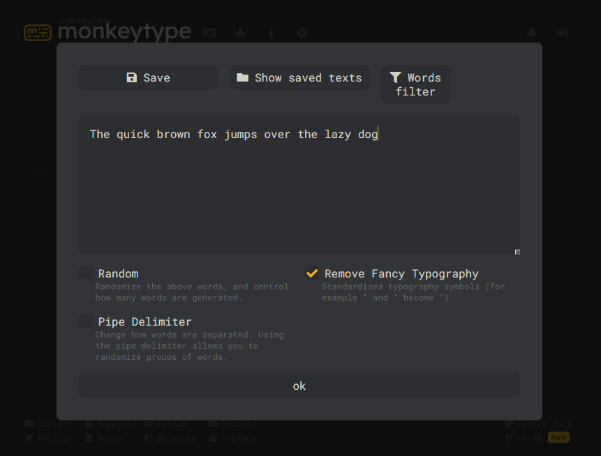 Monkeytype 免費線上英打練習網，想成為英打大師為期不遠！