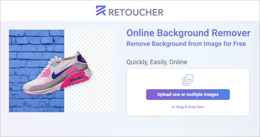 Retoucher 線上免費 AI 去背工具，超難的人像、動物毛髮都難不倒！