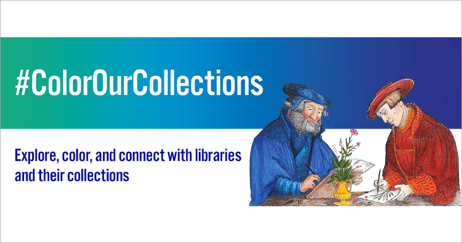 Color Our Collections 免費世界各地的圖書館、博物館著色本列印網，讓孩子邊畫邊認識塗色內容！