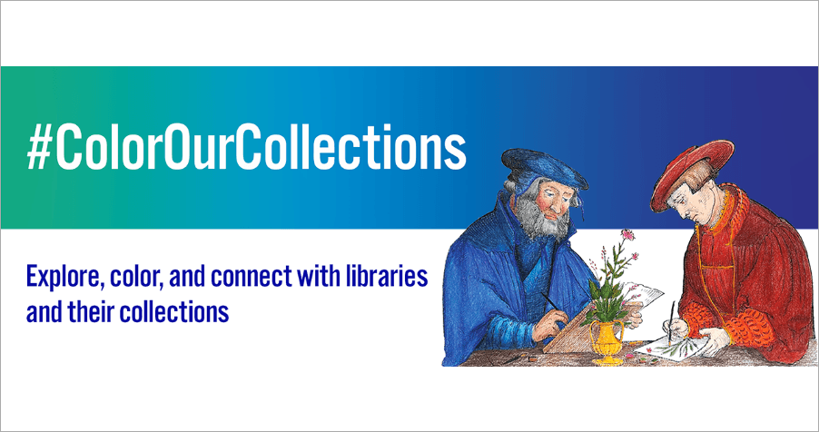 Color Our Collections 免費世界各地圖書館、博物館著色本列印網，可讓大人小孩邊畫邊增長知識！