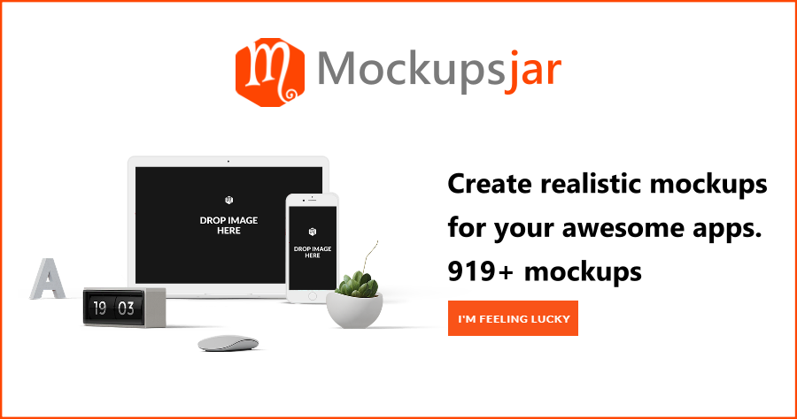MockupsJar 超過 919+ 產品模板合成器，輕鬆幫截圖套用到 3C 產品及實體包裝上！