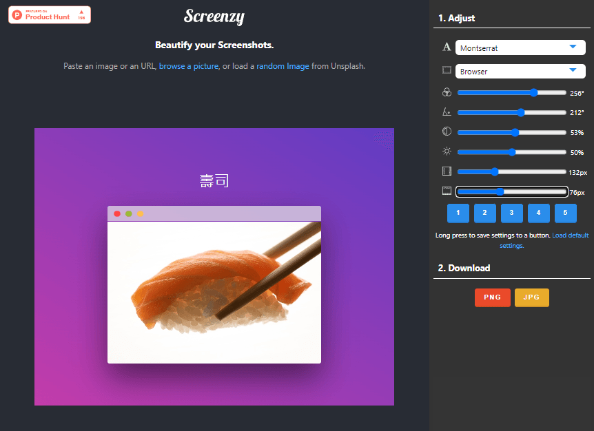 Screenzy 線上截圖美化工具，動動手指就能讓你的截圖更吸睛！