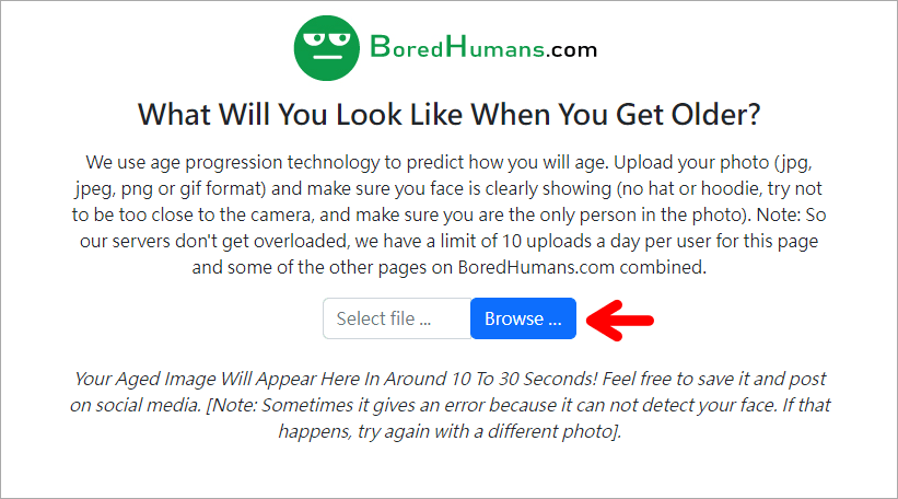 AgeProgression 有趣的線上 AI 從年輕到老 GIF 產生器，一起看看你年老的樣子吧！