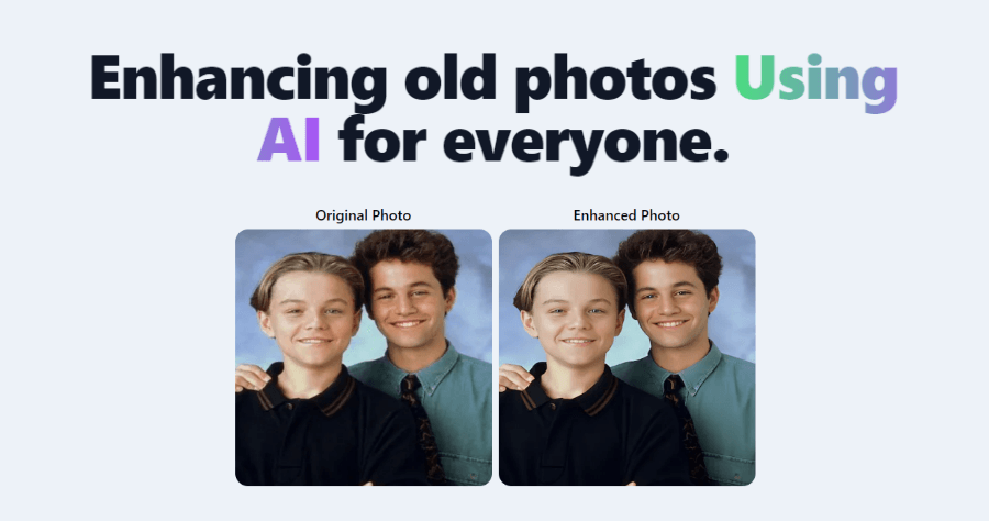 Rentoor 線上人臉照片 AI 增強工具，在模糊的照片都能變清晰！
