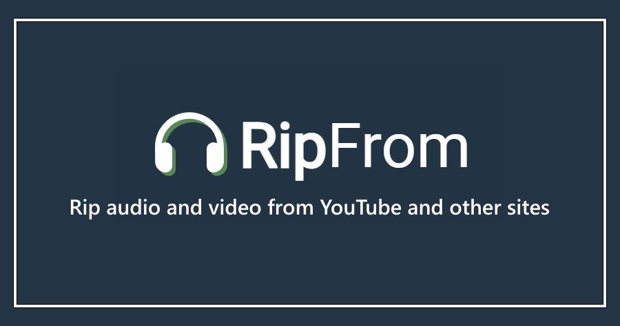 RipFrom 地表最強線上 YouTube 影片下載工具，支援 IG、FB、TikTok 等上千種網站！