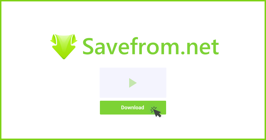 Savefrom.net 乾淨無廣告 YouTube 影片下載器，免費並支援 FB/IG/TikTok/Twitter 網站！
