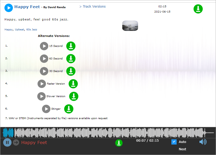 Fesliyan Studios 免費線上背景音樂素材網，全部無版權可做個人及商業用途！