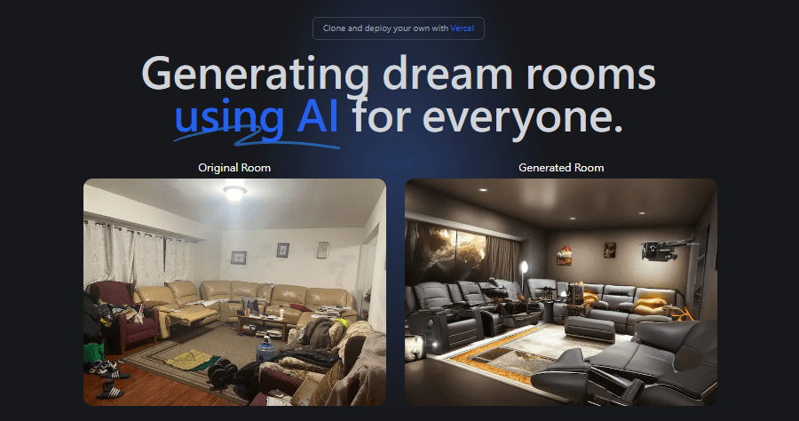 RoomGPT 免費線上 AI 夢幻房間產生器，一鍵讓你家每個地方變成你夢想的樣子！