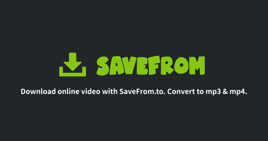 SaveFrom.to 免費線上影片下載器，支援 FB/IG/TikTok/Twitter 等 1000 多個影音網站！