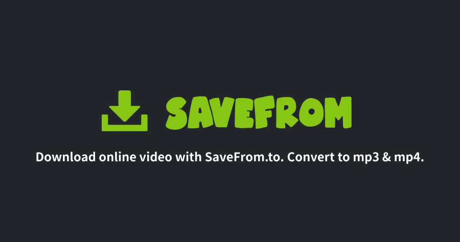SaveFrom.to 免費線上影片下載器，支援 YT/FB/IG/TikTok 等 1000 多個影音網站！
