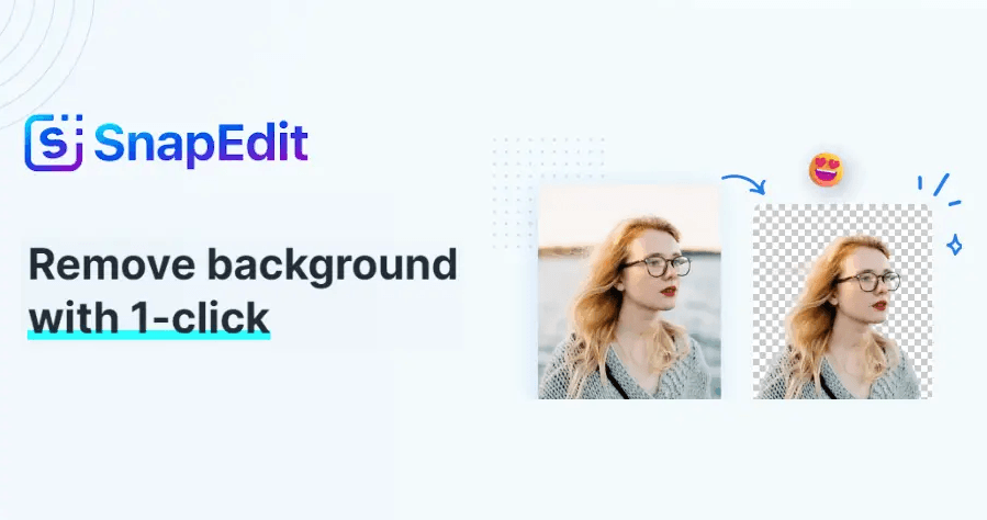 SnapEdit Remove BG 超快速免費線上 AI 去背工具，人像、動物只需一鍵便可精準去背！