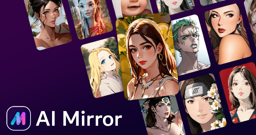 AI Mirror 最新熱門 AI 大頭貼 APP，一鍵把照片變成吉卜力、火影、美少女戰士等畫風！