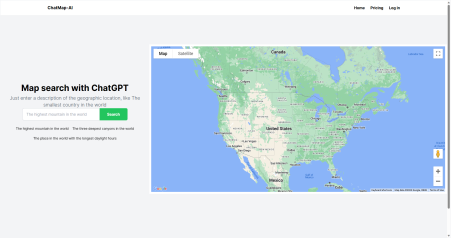 ChatMap 最聰明的線上地圖工具，簡單描述便可立即找出你的目的地！