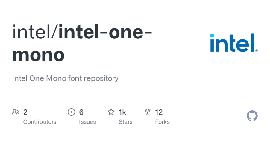 Intel One Mono 工程師必備免費等寬字英文字型，讓你的程式碼閱讀更順暢！