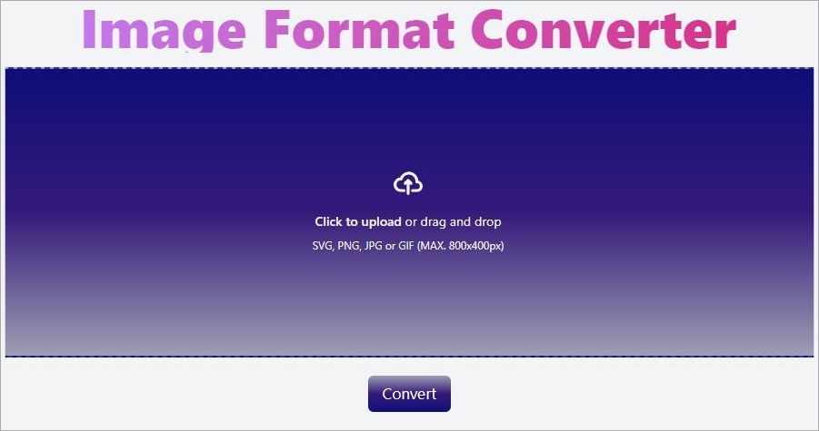 Image Format Converter 超方便的線上圖檔轉換器，不僅免費還無使用次數限制！