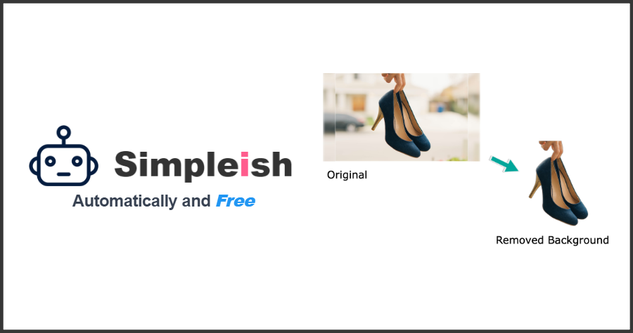 Simpleish 最新免費線上 AI 去背工具，只需一鍵便可精準去背毫不費力！