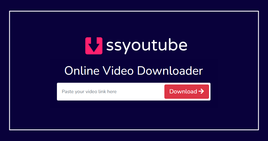 ssyoutube 一款免費又快速的 YouTube MP4 下載器，讓您隨時觀看喜愛的影片！