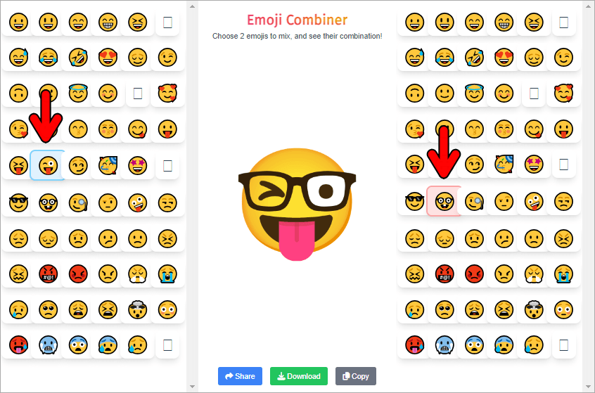 Emoji Combiner 免費線上表情符號組合器，超多種組合方式任你搭配！