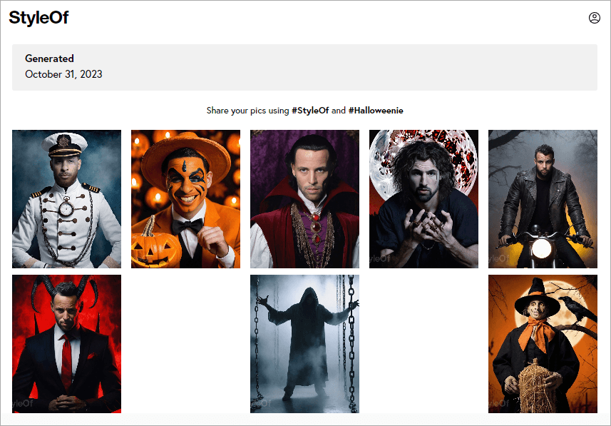 Halloweenie 免費 AI 萬聖節肖像產生器，只需上傳 4 張相片就能化身成吸血鬼或狼人！