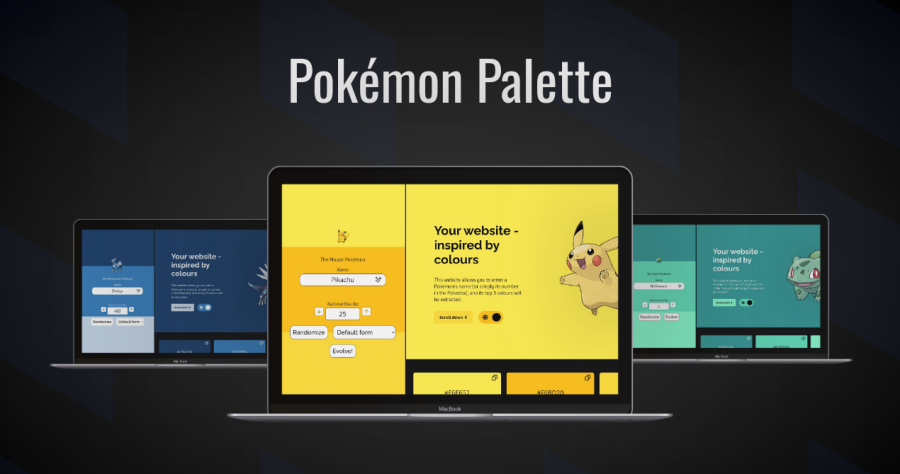 Pokemon Palette 寶可夢線上調色盤！透過參考寶可夢身上顏色，激發你的配色靈感！