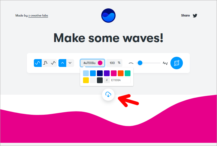GetWaves 免費 SVG 波浪背景生成器，顏色、類型、密度都可自行設定！