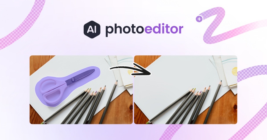 PhotoEditor 最新免費 AI 移除相片物件神器，不管是人、文字、臉上痘痘都能一鍵消除！