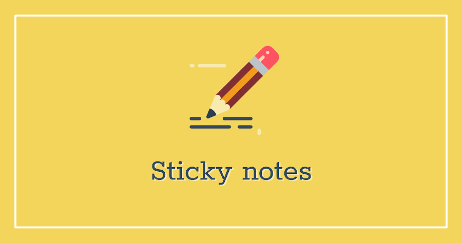 sticky notes亂碼