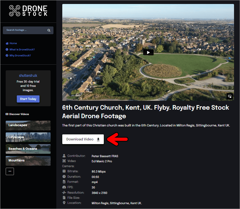 DroneStock 大師級 4K 空拍影片素材庫，超高品質全都可免費商用！
