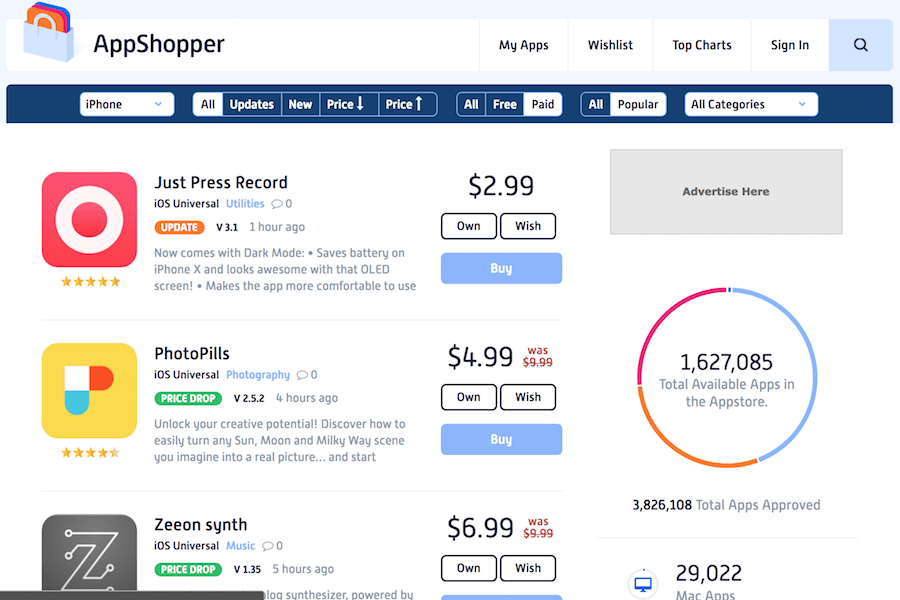 AppShopper 限時免費資訊
