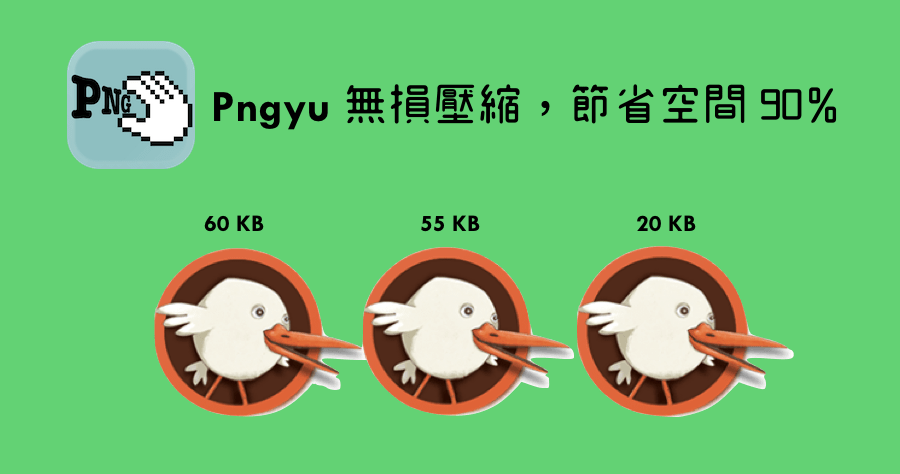 Pinyu 1.0.1 圖片無損壓縮無極限，實測節省達 90% 以上容量（Windows、Mac）