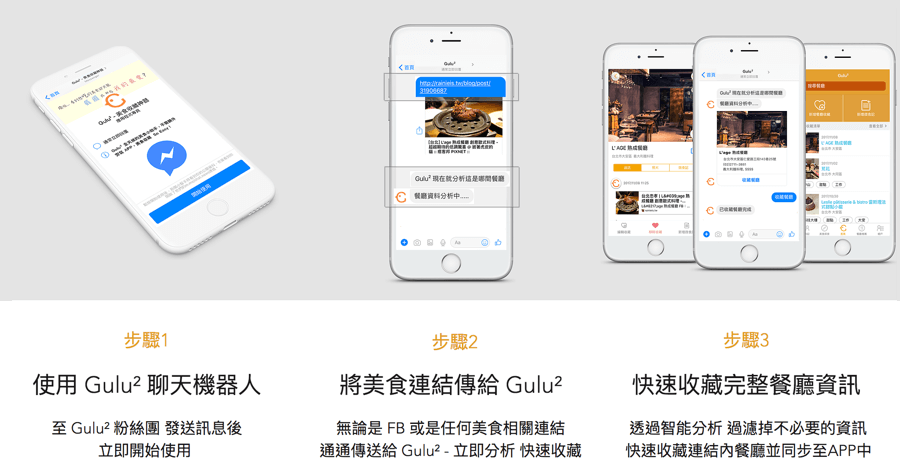 Gulu² 等下到底要吃什麼？依據所在位置、預算、類型量身推薦（iOS、Android）