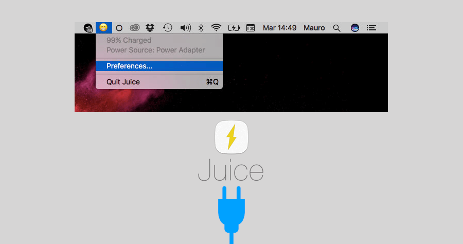 【Mac】 Juice 讓電量顯示更有趣，新圖示新氣象